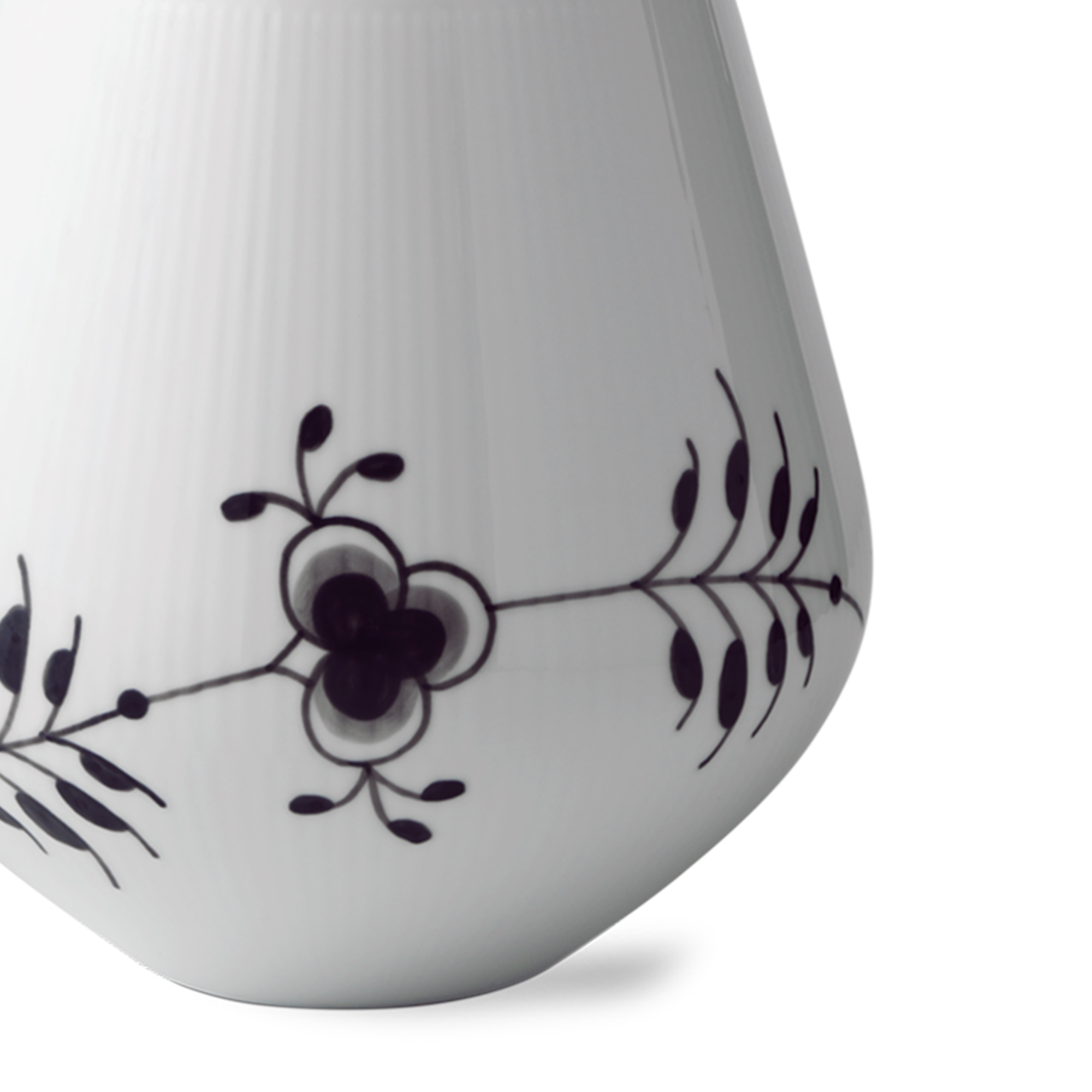 Zoom billed af Sort Mega Riflet Vase 20,5 cm